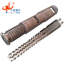 Conical Twin Screw And Barrel 80/156 For UPVC Profile Extrusion Machine